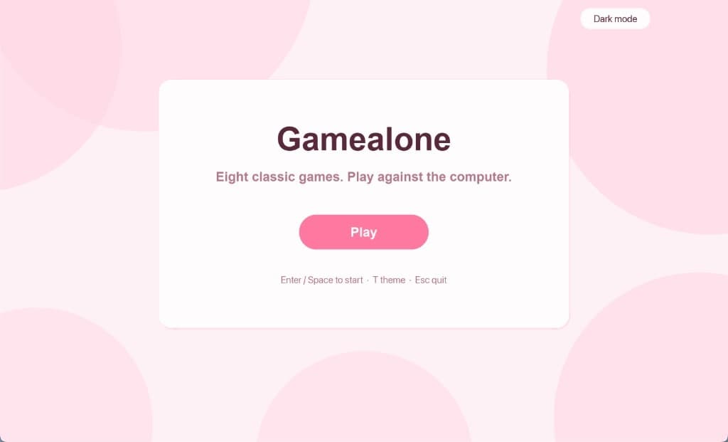Gamealone
